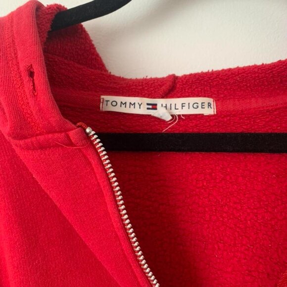 Vintage tommy hilfigar red zip up sweater - Picture 3 of 3